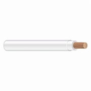THHN Building Wire, Copper, 6 AWG, 1C, White, Stranded, 500 ft 20494101