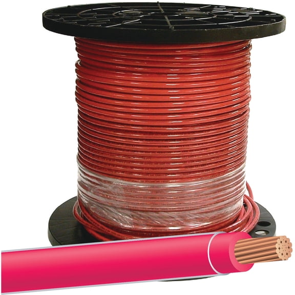 Southwire 500 ft. 8/1 THHN Stranded Wire Red