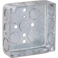 Southwire 52151-SDR-UPC 4 x 1.5 in. Steel Metallic Drawn Square Box with KO Bracket