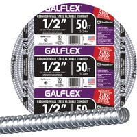 Southwire 55081805 1/2"x50'  Galflex RWS Metallic Armored Steel Flexible Conduit