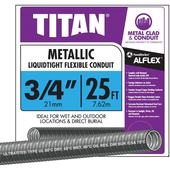 Southwire 3/4 In. x 25 Ft. Flexible Flexible Metal Conduit 55082721