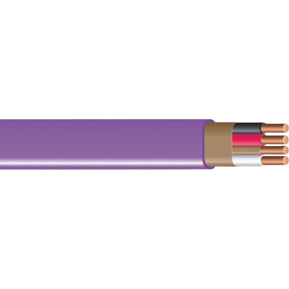 Southwire 63947628 100' 12/3 with ground Romex brand SIMpull residential indoor electrical wire type NM-B; Yellow