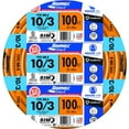 thumbnail image 1 of Southwire 63948426 100' 10/3 with ground Romex brand SIMpull residential indoor electrical wire type NM-B Orange, 1 of 4