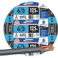 thumbnail image 1 of Southwire 6/3 NM-B Electrical Wire With Ground - Copper, Nylon Jacket - 125 Ft Black, 1 of 2