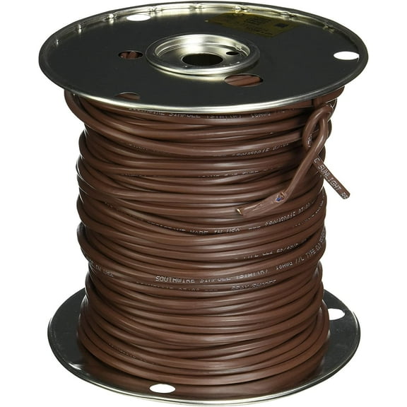 Southwire 64170444 18/7 250' SL THM BR WIRE, Brown  Indoor & Outdoor Use, NEC-Compliant