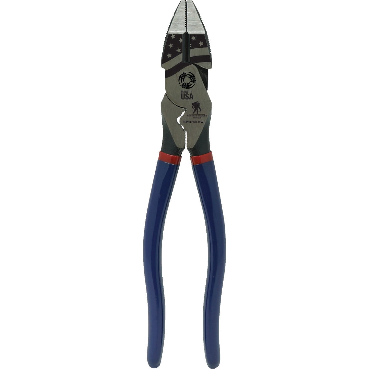 Southwire 9" High-Leverage Side Cutting Pliers SCP9TPCD-US - Fish Tape Puller, Crimper — Heavy-Duty Construction, Professional Use