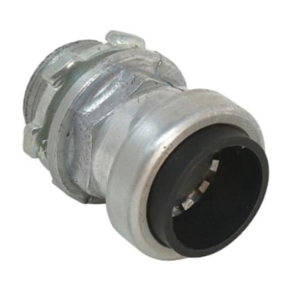 Southwire 65071101 SIMPush Conduit Box Connector, 3/4 in Push-In, 1.31 in OD, Metal