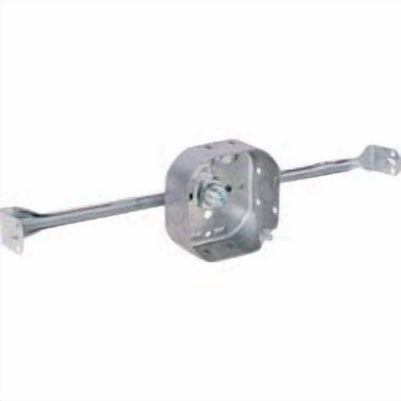 Southwire Adjustable Octagon Electrical Box 54151-HUR-UPC - Durable - 4 In. x 4 In. Silver
