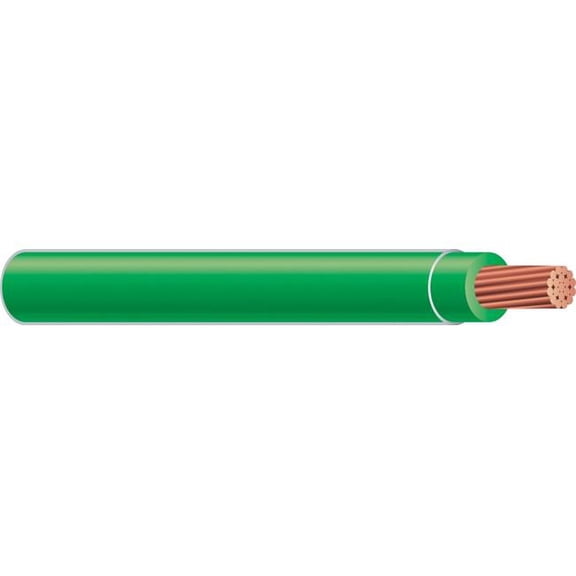 Southwire Building Wire,14AWG,THHN,Str,Grn,500ft 22959101