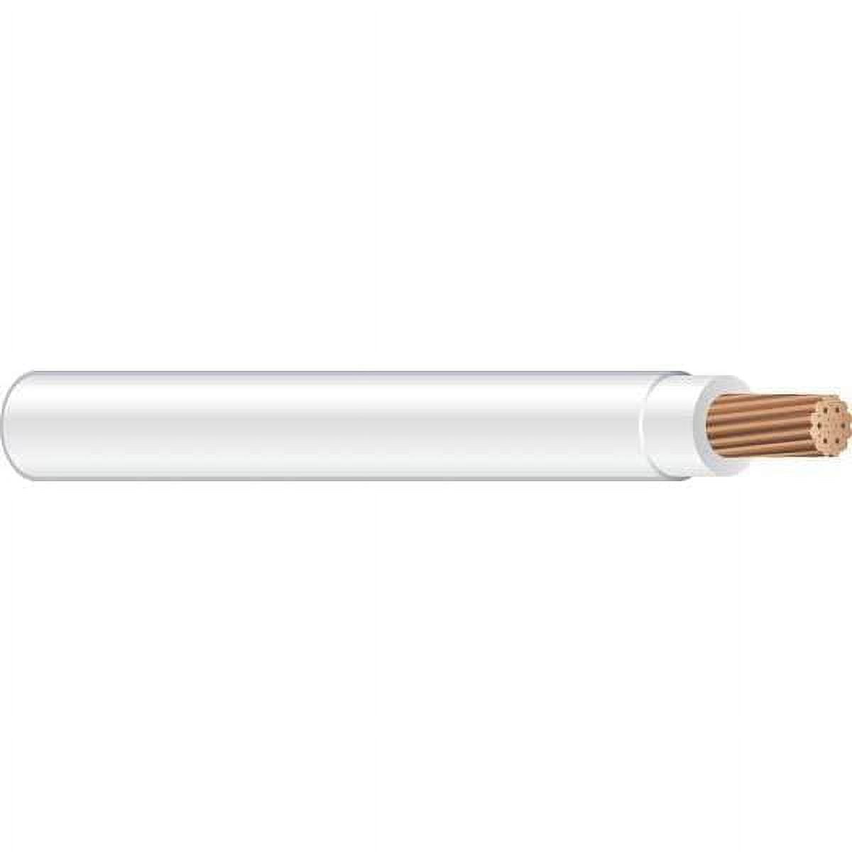 Southwire Building Wire,8AWG,THHN,Str,Wht,100ft 20489101