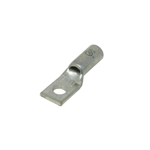 Southwire CLG4.14CP, 1PK Compression Lug, 4 STR Wire, 1/4" Stud Hole Size, Die Color Code: Gray, 1 Pack
