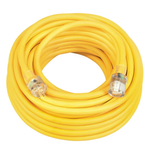 Coleman Cable Polar/Solar 1787 10/3 15-Amp SJEO Outdoor Extension Cord with Lighted End 01787  Indoor & Outdoor Use, NEC-Compliant