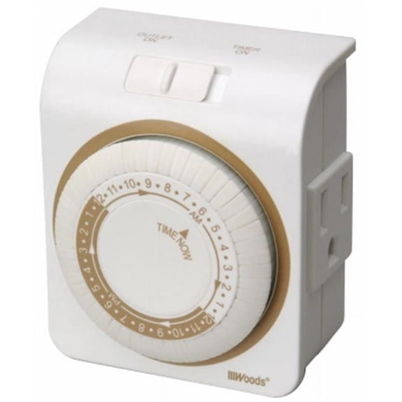 Southwire-Coleman Cable 224273 Tru-Guard Indoor for 24 Hour Mechanical Timer