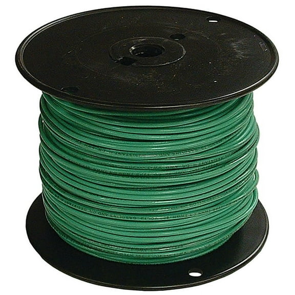 Southwire Company 12GRN-SOLX500 THHN Solid Single Wire, Green