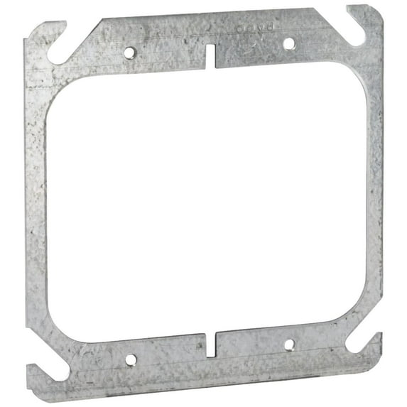 Thomas & Betts Flat 2-Device Combination Device Cover 52C20A-UPC - 4 In. x 4 In. Square