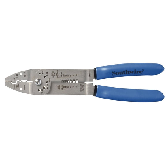 Southwire MP61 6-in-1 Electrician's Multi-Tool Wire Stripper, Crimper, and Cutter