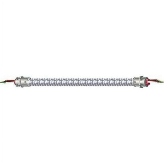 Southwire MetalCladWhip,MC,18AWG,1/2inLockNut,6ft 55292301