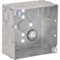 Southwire Old Work Square Galvanized Steel Weatherproof Box Silver