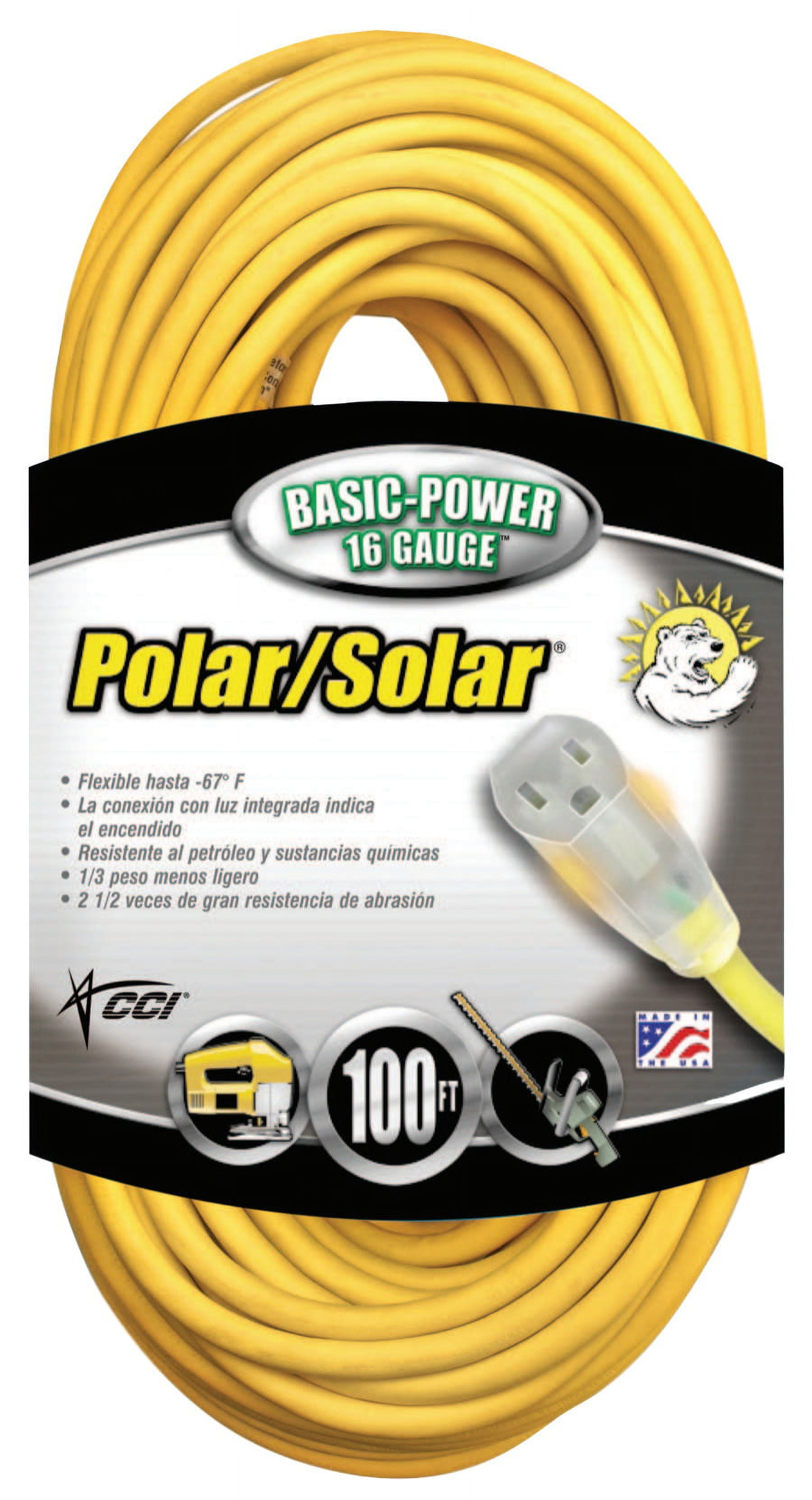 Southwire Polar/Solar Extension Cord, 100 ft