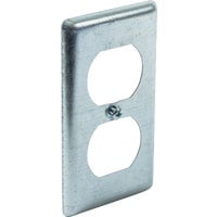 Southwire 4x2 Inch Zinc-Plated Steel Duplex Receptacle Cover