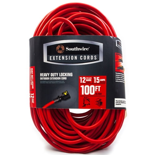 Southwire Red Heavy Duty Locking Outdoor Extension Cord