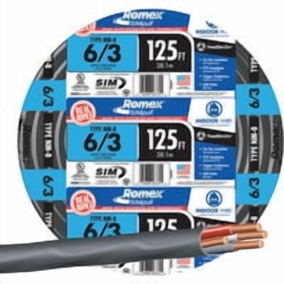 Southwire Romex 6/3 NMW/G Electrical Wire - Pack of 10