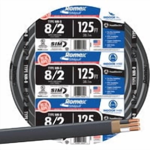 Southwire Romex 8/2 NMW/G Electrical Wire - Pack of 24