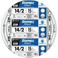 thumbnail image 1 of Southwire Romex Brand Simpull Solid Indoor 14/2 W/G NMB Cable 15ft coil - SW# 28827426 White, 1 of 5