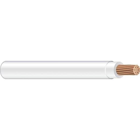 Southwire Simpull Thhn, 10 Gauge Thhn Stranded Wire, White, 50 Ft. Per Roll