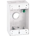thumbnail image 1 of Southwire Single Gang 1/2 In. 4-Hole White Weatherproof Junction Box WB1450W-UPC, 1 of 1