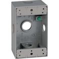 thumbnail image 1 of Southwire Single Gang 3/4 In. 5-Hole Side-Hole Gray Weatherproof Junction Box, 1 of 1