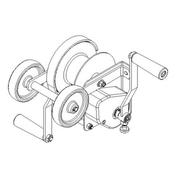Sumner Nl Winch Assembly For 2012S/2016S Material Lift Assembly