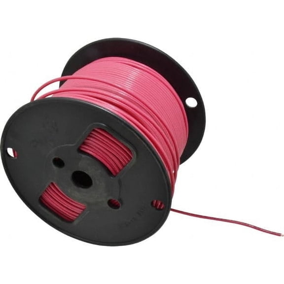 Southwire THHN/THWN, 12 AWG, 20 Amp, 500' Long, Solid Core, 1 Strand Building Wire Red, Thermoplastic Insulation