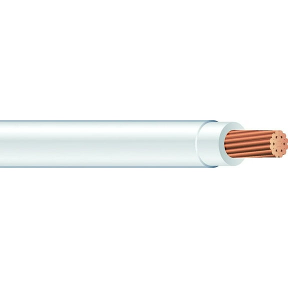 Southwire THHN Wire 12 Gauge - 600 V Annealed Copper - 50' White