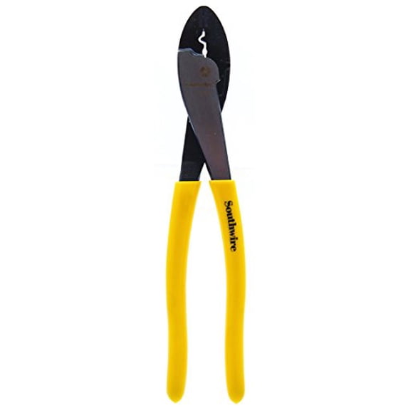 Southwire Tools & Equipment TCC9D 9-Inch Terminal Crimper/Cutter with Dipped Handles