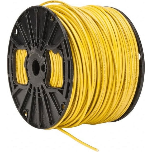 Southwire Yellow THHN/THWN 12 AWG 19-Strand Electrical Cable Building Wire: 500 foot Length
