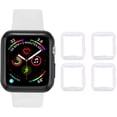 thumbnail image 1 of 4 Pack TPU Protective Watch Case 38mm with Built-in HD Clear Ultra-Thin Screen Protector Compatible with Apple Watch Series 2 and Series 3 ( Crystal Clear ), 1 of 5