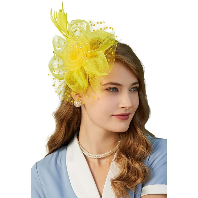 Southwit Fascinators Hat for Women Tea Party Headband  display picture 3