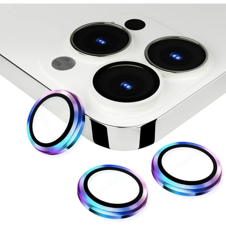 Southwit Sapphire Camera Lens Protector for iPhone 13 Series Anti-Scratch (For iPhone 13 Pro / 13 Pro Max, Rainbow-Pro)