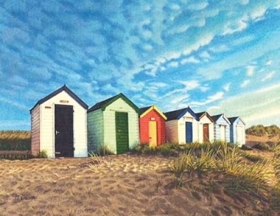 Southwold Sunrise Canvas Art - Margaret Heath (22 x 28)