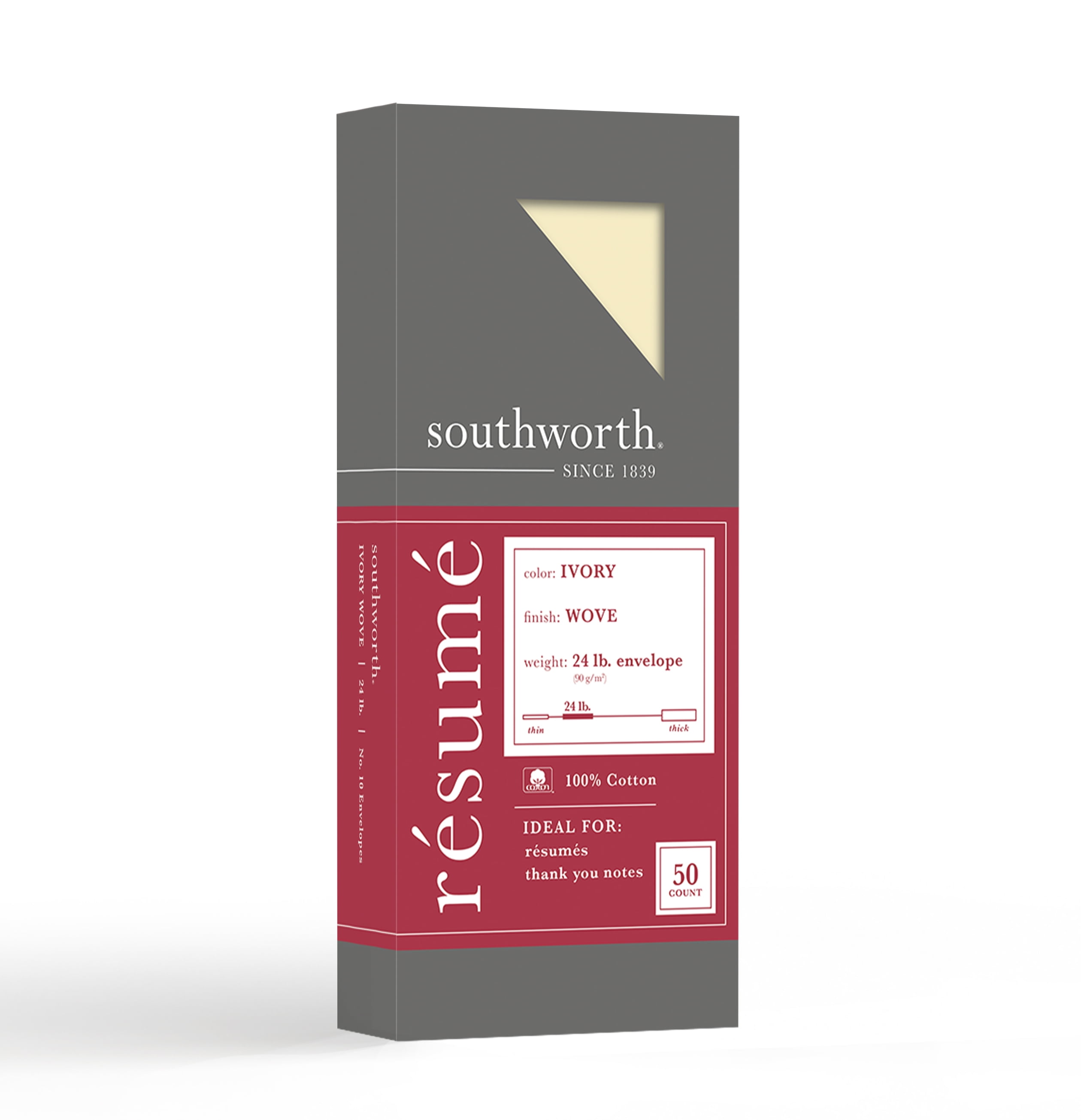Southworth 100 Cotton 10 Resume - Southworth 100 Cotton 10 Resume Envelopes 4 125 X 9 5 24 Lb Wove Finish Ivory 50 Envelopes 31b207e7 E6bc 4100 9115 93db1e8c802d 1.b305020b5608b7a32a3bbf2ce0bbade7
