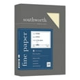 thumbnail image 1 of Southworth 25% Cotton Business Paper, 95 Bright, 24 lb, 8.5 x 11, Ivory, 500 Sheets/Ream | Bundle of 2 Boxes, 1 of 2
