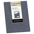 thumbnail image 1 of Southworth 98875 9 x 12 One-Pocket Presentation Folders, Gray Metallic, 1 of 1