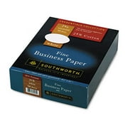 Southworth  Credentials Collection Fine Business Paper White 24lb Letter 500 Sheets - White
