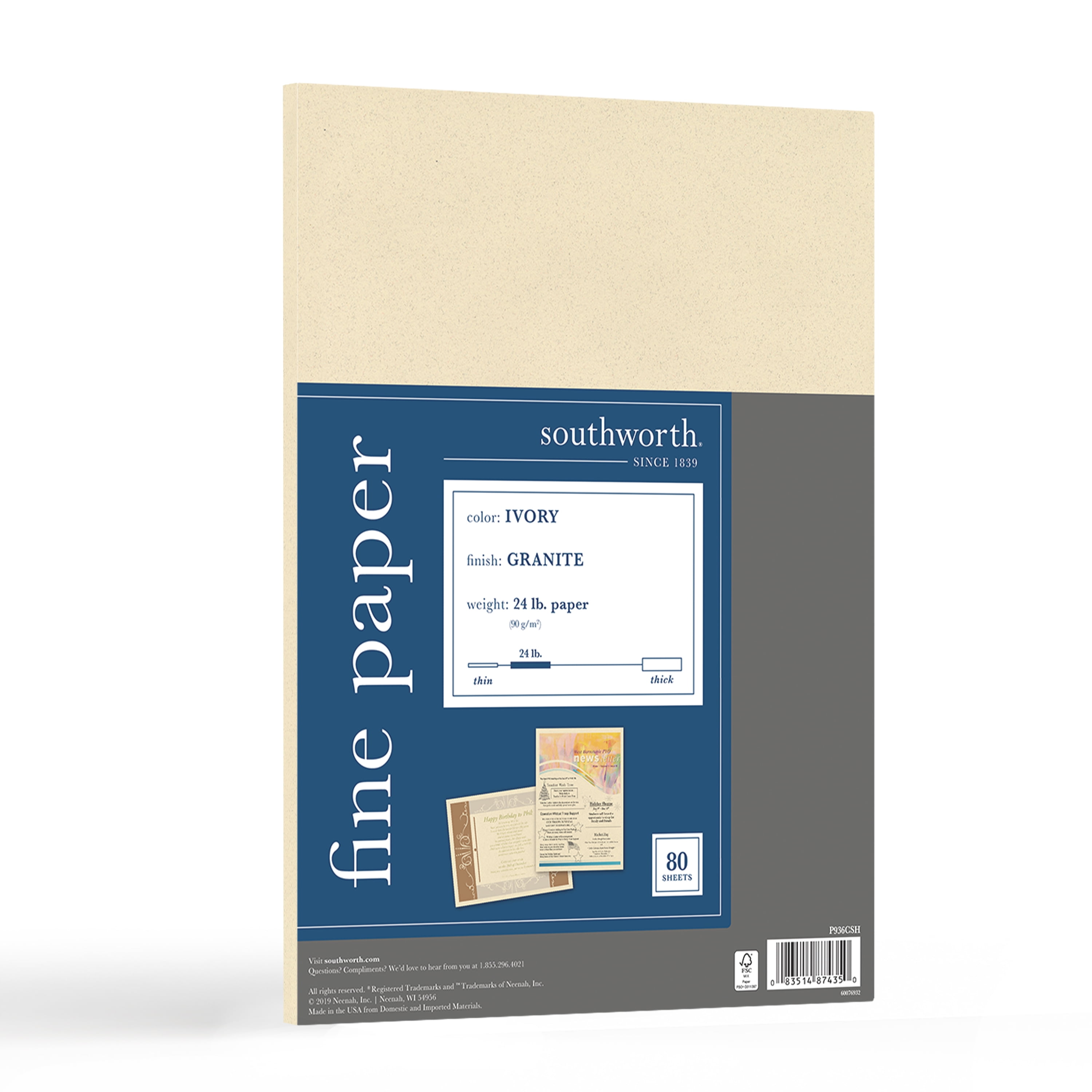 Southworth Granite Specialty Paper - Ivory - The Office Point