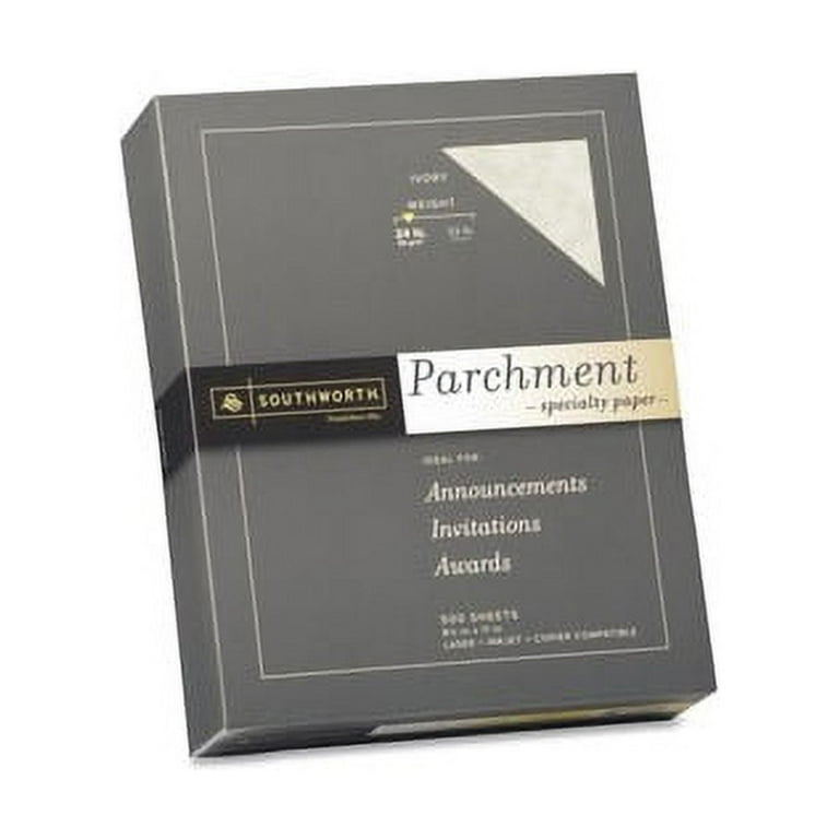 Southworth Parchment Specialty Paper - Letter - 8 1/2 Southworth Parchment Specialty Paper - Letter - 8 1/2