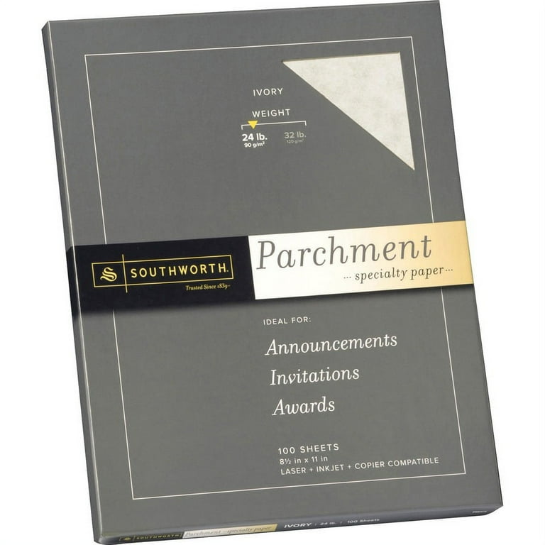 Southworth Parchment Specialty Paper - Letter - 8 1/2 Southworth Parchment Specialty Paper - Letter - 8 1/2