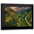 thumbnail image 1 of Souto, Felipe 24x19 Black Modern Framed Museum Art Print Titled - Between Rice Canyon, 1 of 5