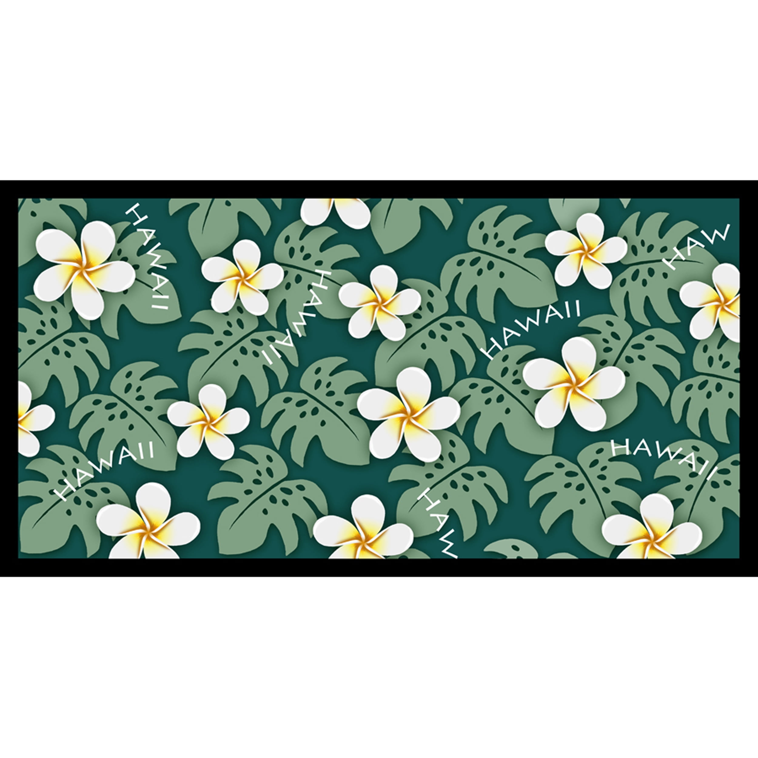 Floral Souvenir Beach Towel - Vibrant Beach Accessory