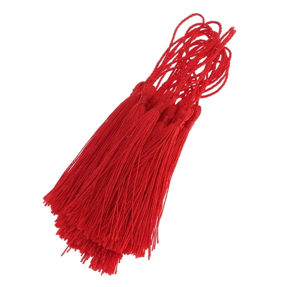 Red Chinese Knot Tassel Bookmark Craft Decoration Souvenir Accessory for Books and